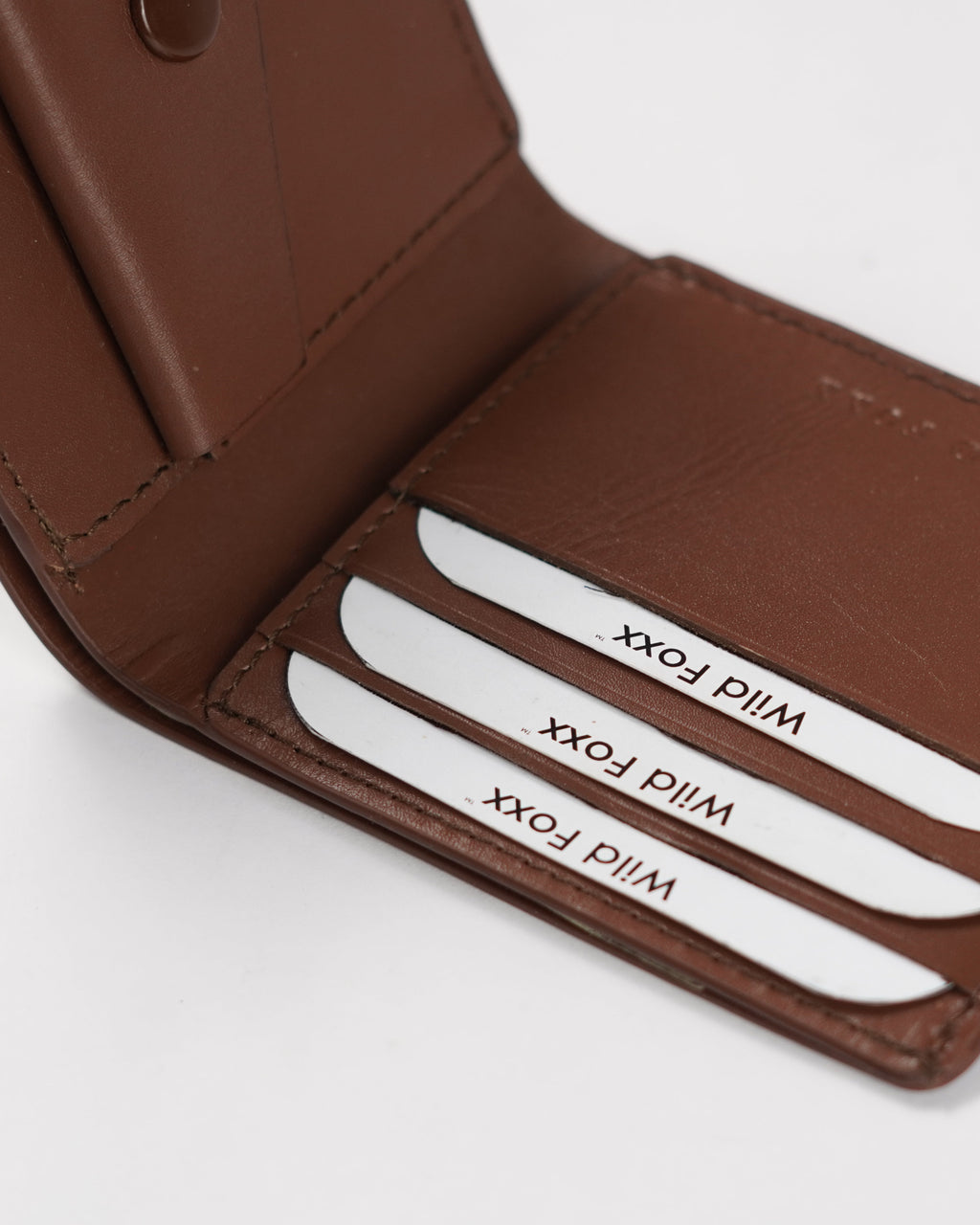 Wildfoxx Den Heritage Brown Bi-Fold Wallet with Coin Pocket