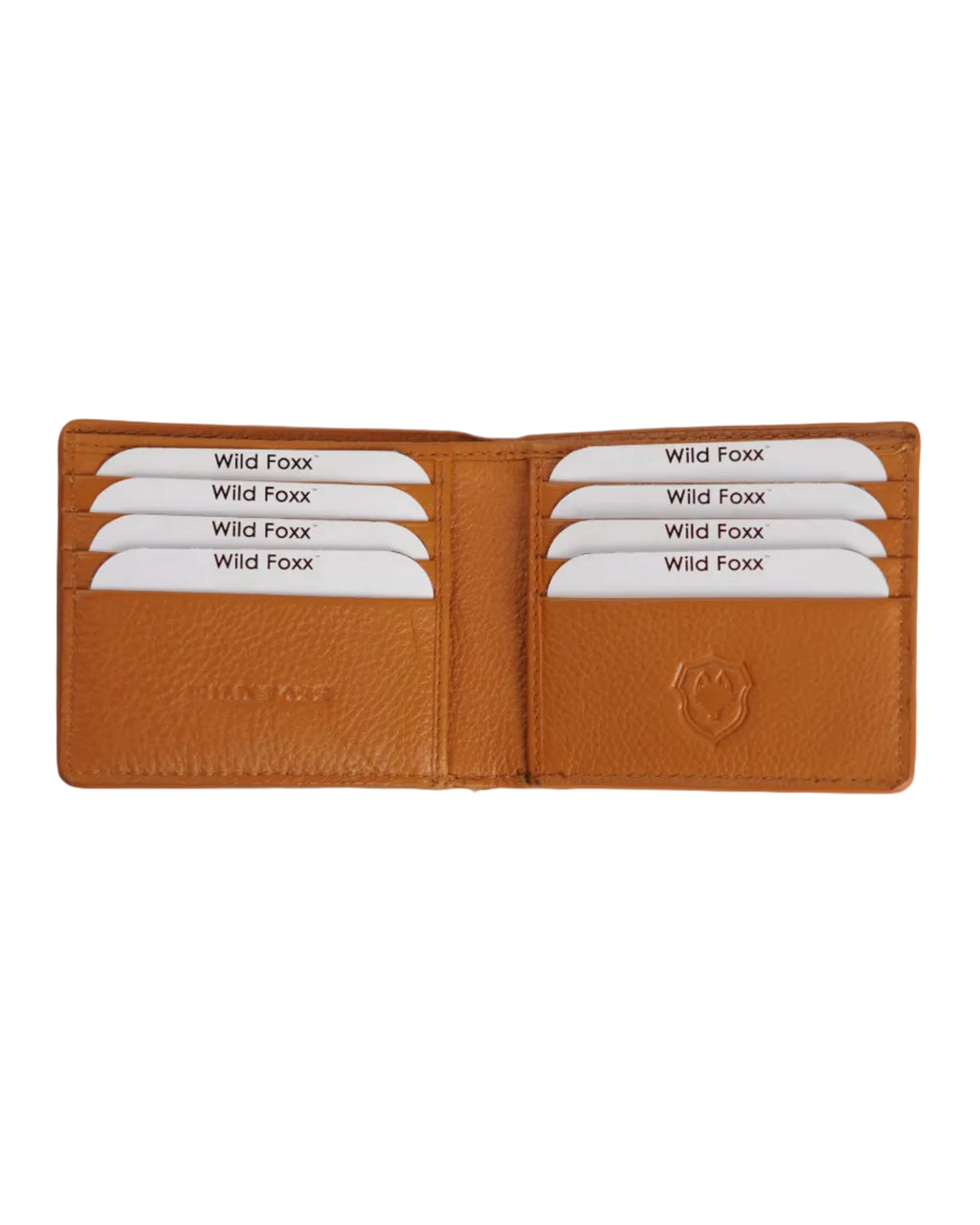 Wildfoxx Legan Textured Leather/Vegan Wallet - Tan