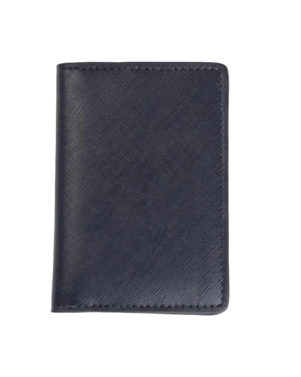 Wildfoxx Bi-Fold Leather Card Holder - Blue