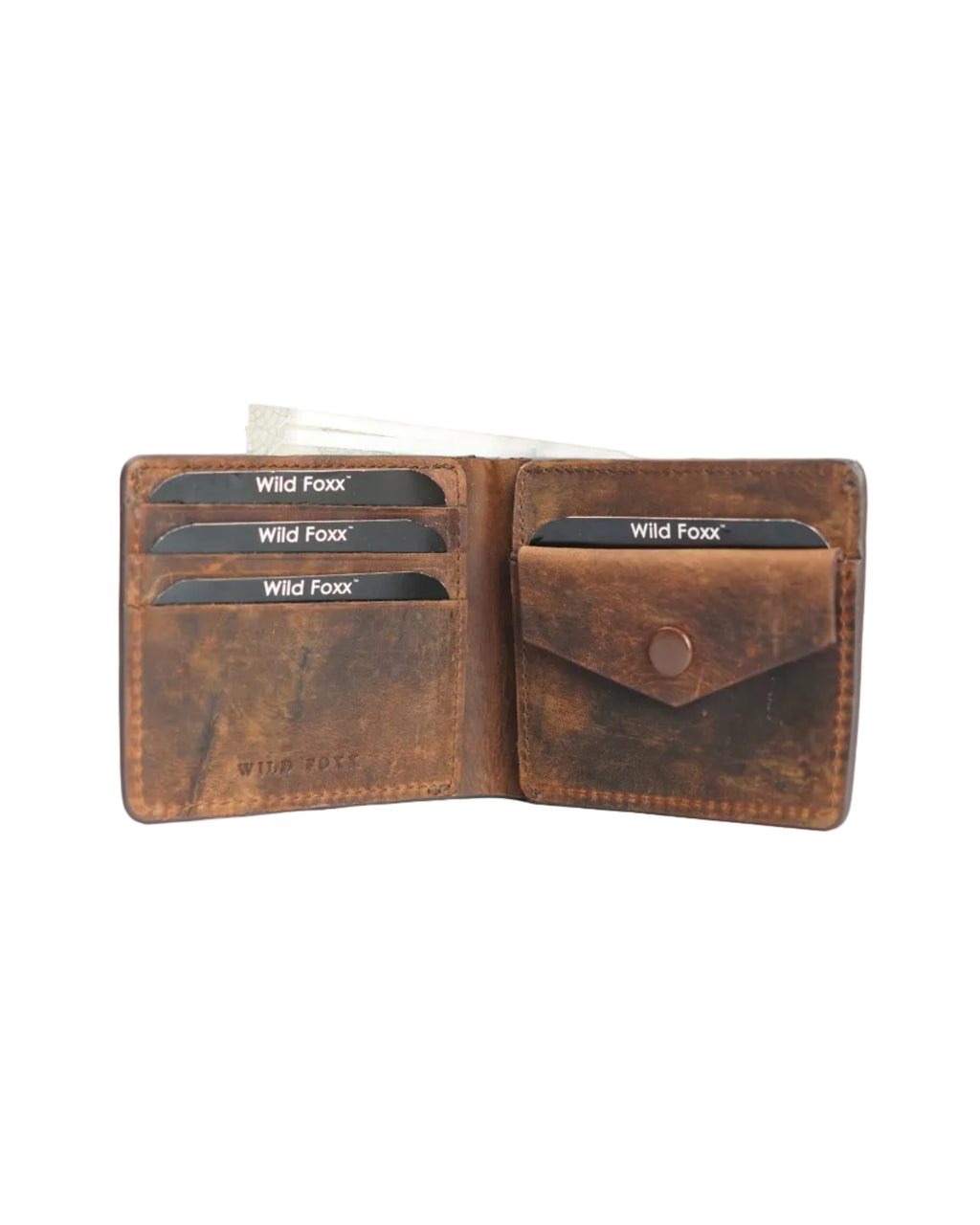Wildfoxx Signature Hunter Den Bi-Fold Wallet with Coin Pocket