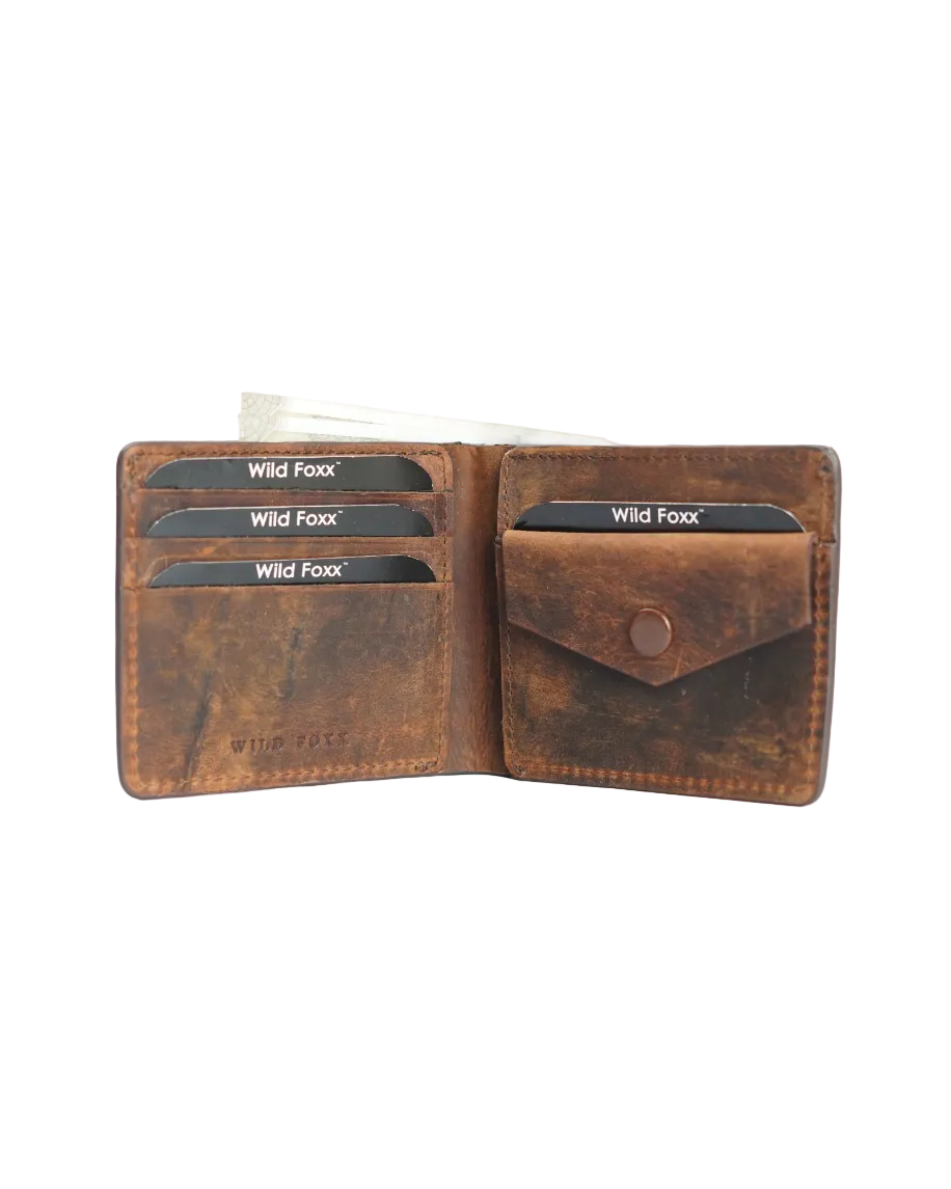 Wildfoxx Signature Hunter Den Bi-Fold Wallet with Coin Pocket