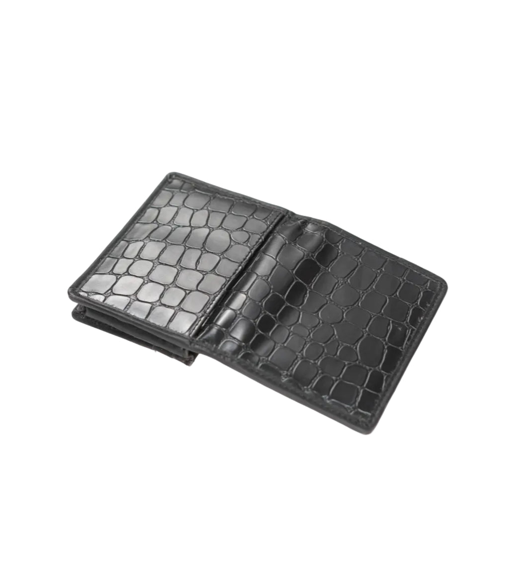Wildfoxx Croc Elite Wallet - Black