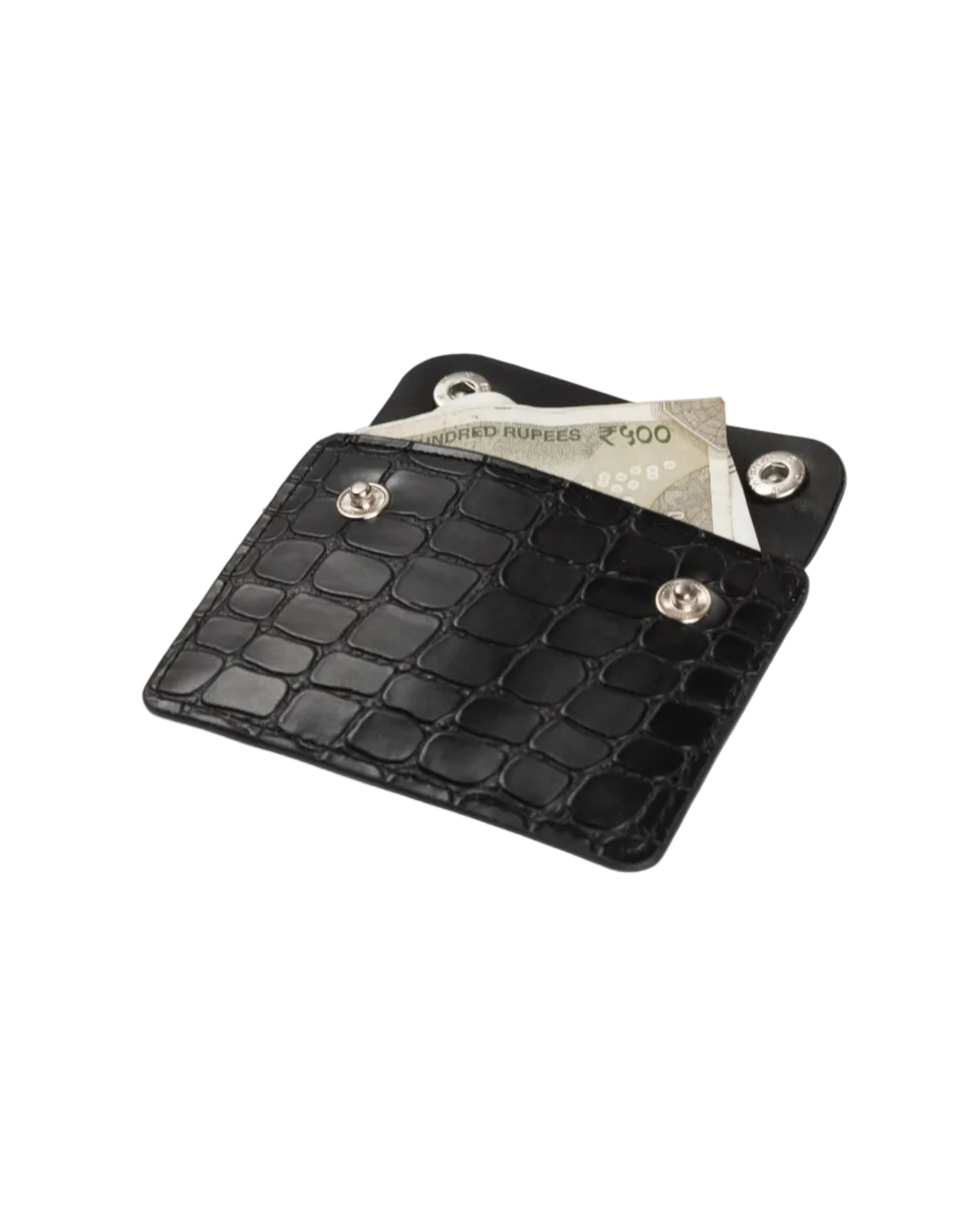 Wildfoxx Dual-Snap Cash and Coin Pouch