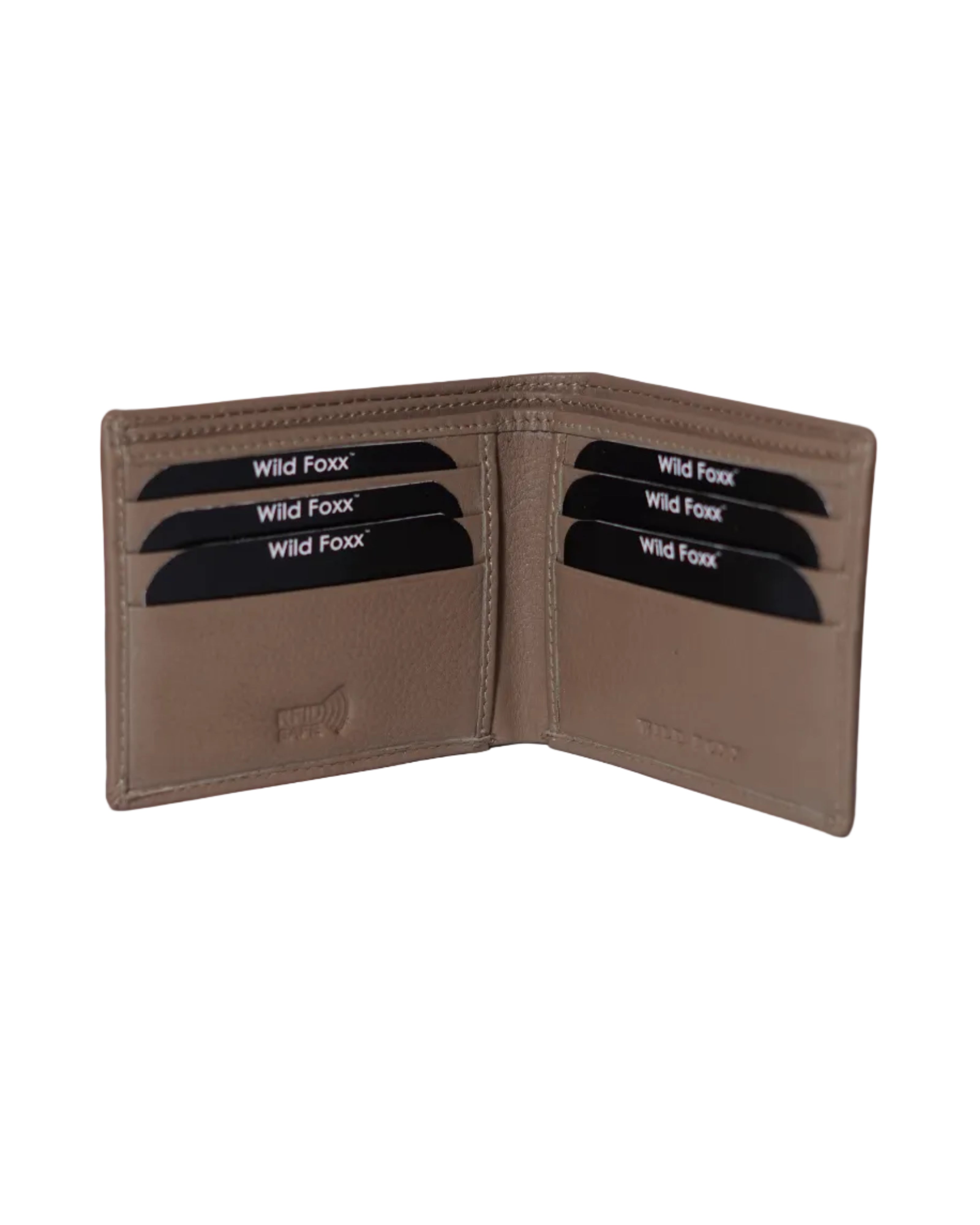 Wildfoxx Desert Beige Elite Bi-Fold Men’s Wallet – Cash & Card